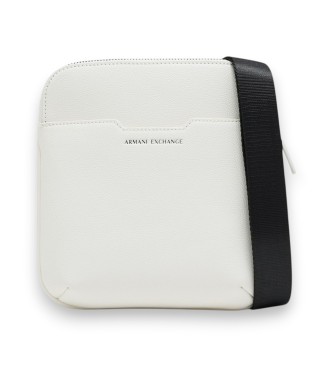 A|X Armani Exchange para hombre. XM002586AF22651U0009 Bandolera Lisa blanco (OSFA), Casual, Poliéster