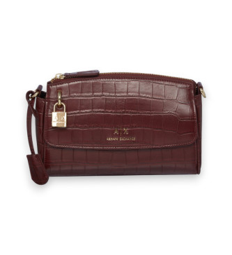 A|X Armani Exchange para mujer. XW000304AF17154UA343 Bolso Cross burdeos (OSFA), Casual, Poliéster
