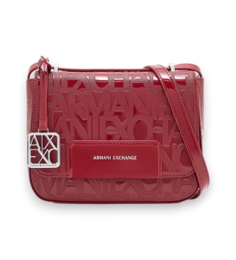 A|X Armani Exchange para mujer. XW001577AF17290U5081 Bolso Messenger rojo (OSFA), Casual, Sintético, Poliéster