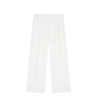 A|X Armani Exchange para mujer. XW001826AF16125U1003 Pantalón High blanco (XS), Casual, Poliéster