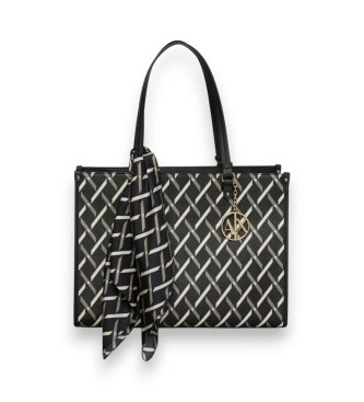 A|X Armani Exchange para mujer. XW000927AF17155MC043 Bolso Print negro (OSFA), Casual, Poliéster