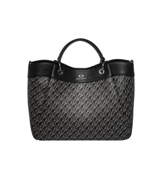A|X Armani Exchange para mujer. XW000954AF17145MC043 Bolso Shopping negro (OSFA), Casual, Sintético