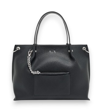 Armani Exchange para mujer. XW001211AF15625UC001 Bolso Cadena negro (OSFA), Casual, Poliéster