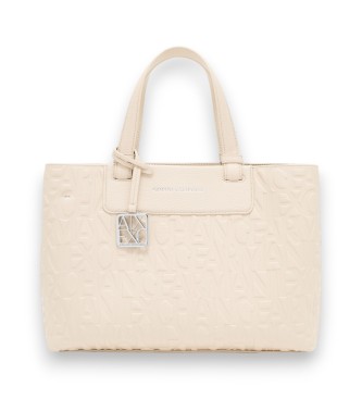 Armani Exchange para mujer. XW001222AF15774U1092 Bolso Integral beige (OSFA), Casual, Poliéster
