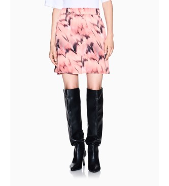 A|X Armani Exchange para mujer. XW001041AF12743F4020 Falda Flow rosa (XXS), Casual, Viscosa