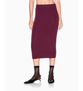 A|X Armani Exchange für Damen. XW001302AF10352UA343 Bleistiftrock kastanienbraun (XS), Lässig, Party, Viskose