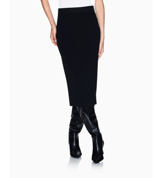 Armani Exchange para mujer. XW001302AF10352UC001 Falda Lápic negro (M), Casual, Fiesta, Viscosa