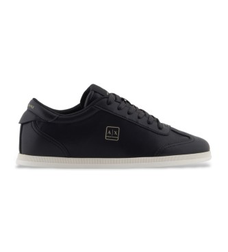 Armani Exchange para mujer. XW001668AF17628UC001 Zapatillas Soft negro (36), Plano, Cordones, Casual