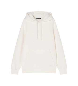 A|X Armani Exchange Mulher Branco Para Xw002042af21290u1003 Sweatshirt Aposite Branca (Xs), Casual, Viscoso
