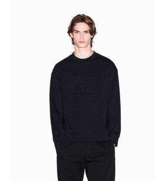 Armani Exchange para hombre. XM001371AF13047UC001 Sudadera Uc negro (S), Casual, Algodón