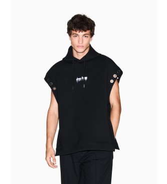 Armani Exchange para hombre. XM001384AF18746UC001 Sudadera sin mangas negro (XL), Casual, Poliéster, Sin mangas / Tirantes