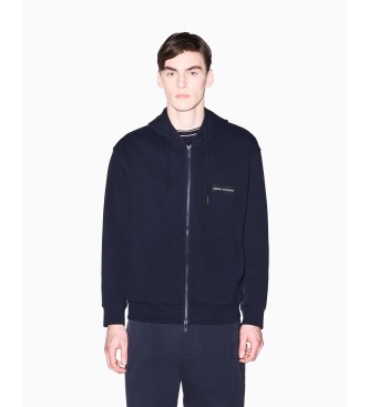 A|X Armani Exchange Homem Azul, Marinho Para Xm002352af21869ub101 Camisola Casual Azul-Marinho (Xxl), Algodão