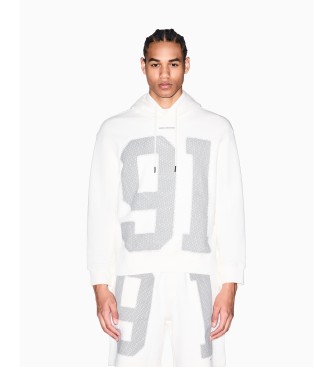 A|X Armani Exchange para hombre. XM002391AF20169U1074 Sudadera Macro 91 beige (XXL), Casual, Algodón