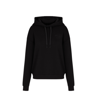 Armani Exchange para mujer. XW000836AF13397UC001 Sudadera Signature negro (L), Casual, Viscosa