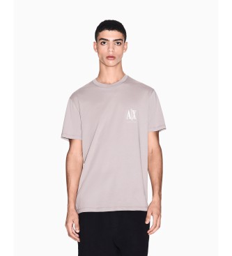 A|X Armani Exchange Homem Bege Para Xm000365af12308u6107 Camiseta De Corte Regular Em Jersey De Algodão (Xxl), Casual, Manga Curta