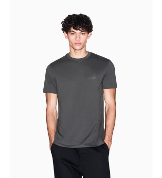 Armani Exchange para hombre. XM001281AF10361U8144 Camiseta Diario gris (S), Casual, Algodón, Manga corta