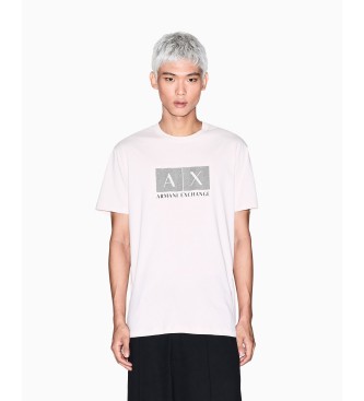 Armani Exchange para hombre. XM001463AF10356U1013 Camiseta Ax blanco (L), Casual, Algodón, Manga corta