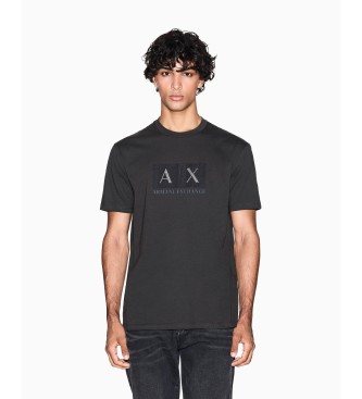 A|X Armani Exchange para hombre. XM001463AF10356U8122 Camiseta Choc marrón oscuro (S), Casual, Algodón, Manga corta