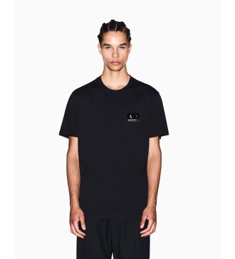 A|X Armani Exchange para hombre. XM001911AF10356MC004 Camiseta Jersey negro (XL), Casual, Algodón, Manga corta