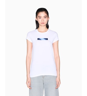 Para mujer. XW002112AF16294U0002 Camiseta ajustada de punto de algodón elástico (XL), Casual, Manga corta