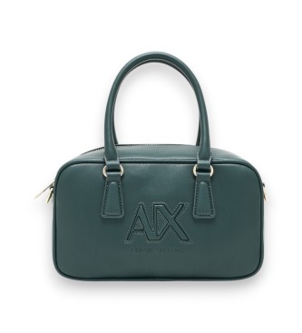 A|X Armani Exchange para mujer. XW001567AF15634U7304 Bolso con Asa Superior verde (OSFA), Casual, Poliéster
