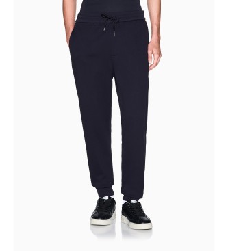 A|X Armani Exchange para hombre. XM001041AF10830UB101 Pantalón Jogger Cómodo marino (L), Casual, Algodón