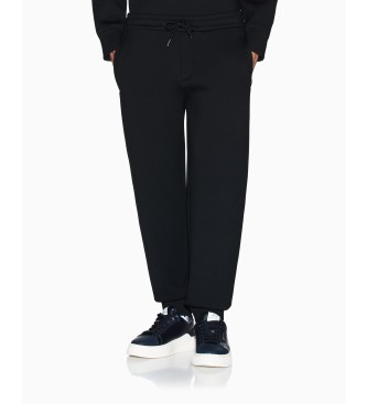A|X Armani Exchange para hombre. XM001378AF18746UC001 Pantalón Jogger Masc negro (S), Casual, Poliéster