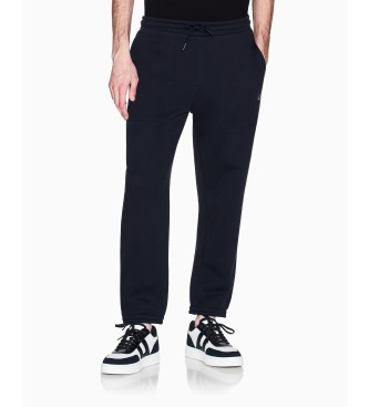 A|X Armani Exchange para hombre. XM001419AF16434UB101 Pantalón Jogger con cordón marino (L), Casual, Algodón