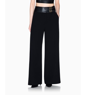 A|X Armani Exchange para mujer. XW000677AF16149UC001 Pantalón Banda negro (XS), Casual, Poliéster