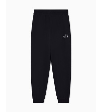 A|X Armani Exchange para mujer. XW001293AF16141UC001 Pantalón Jogger con logo negro (M), Casual, Algodón