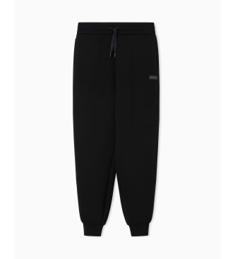 A|X Armani Exchange para mujer. XW002043AF21290UC001 Pantalón Jogger Mid negro (XL), Casual, Viscosa