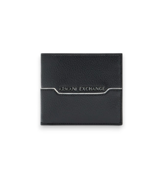 Armani Exchange para hombre. XM000168AF17205MC105 Cartera Resistente negro (OSFA), Casual, Poliéster
