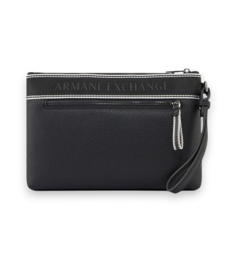 A|X Armani Exchange para hombre. XM002835AF22662UC001 Bolso Wristlet negro (OSFA), Casual, Poliéster