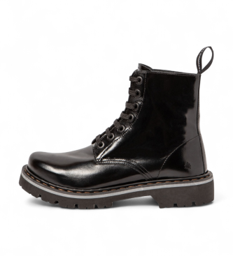 Art unisex. 111661401003_001 Botines de Piel 1166 Marina negro (44), Plano, Cordones, Casual