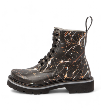 Art para mujer. 11166P112603_ESP Botines de piel 1166P negro (41), Plano, Cordones, Casual