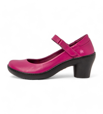 Art para mujer. 114403O80003_043 Zapatos de piel 1440 Alfama rosa (41), 5 a 8cm, Velcro, Casual
