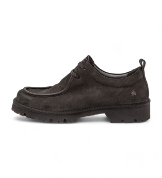 Zapatos de piel 1483 negro (36), Plano, Cordones, Casual, Art outlet 2024.