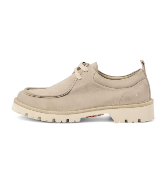 Art unisex. 114831124003_017 Zapatillas de Piel 1483 Denver beige (45), 3 a 5cm, Cordones, Casual