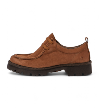 Art para hombre. 114831180003_023 Zapatos de piel 1483 marrón (46), Plano, Cordones, Casual