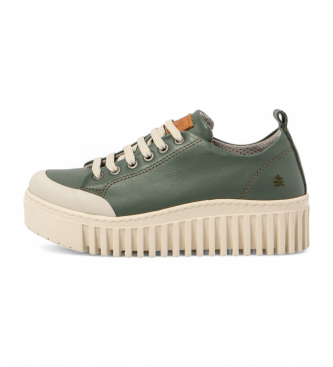 Art para mujer. 1153511DI003_0G3 Zapatillas de piel 1535 Brighton verde (36), 3 a 5cm, Cordones, Casual