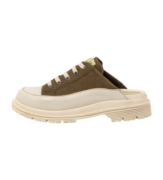 Art para mujer. 1155411DI003_0G3 Zueco de piel 1554 Birmingham verde (36), 3 a 5cm, Cordones, Casual