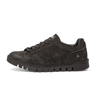 Zapatillas de piel 1595 negro (40), Plano, Cordones, Casual, Art outlet 2024.