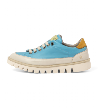 Art para mujer. 1159611XP003_0B0 Zapatillas de piel 1596 Ontario azul (37), Plano, Cordones, Casual