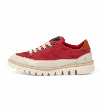 Art para mujer. 115961108003_008 Zapatillas de piel 1596 Ontario rojo (38), Plano, Cordones, Casual