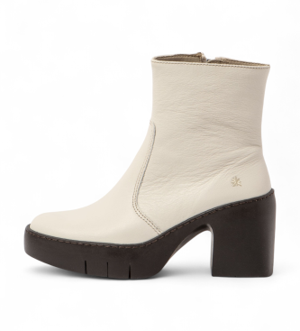 Art para mujer. 1165611ZZ003_020 Botines de Piel 1656 Sofia beige (42), 3 a 5cm, Cremallera, Casual