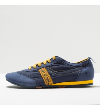 Art para homem. Sneakers 1790 Kioto azul, amarelo Art
