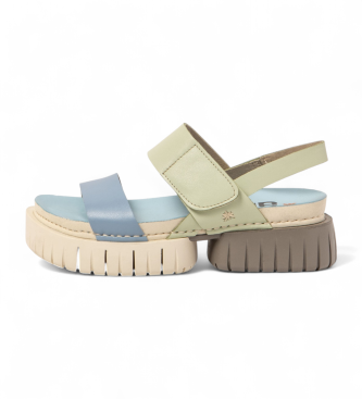 Art para mujer. 1188111YA003_0MU Sandalias de piel 1881 Madeira multicolor (40), 3 a 5cm, Velcro, Casual