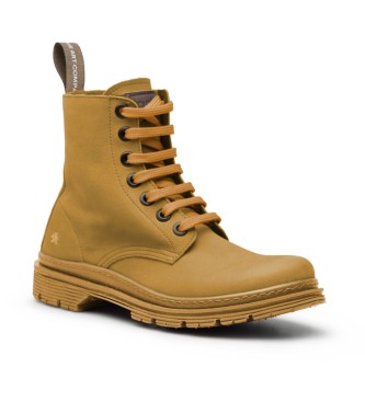 Art. 1891 Botas de couro castanho do tornozelo de Birmingham