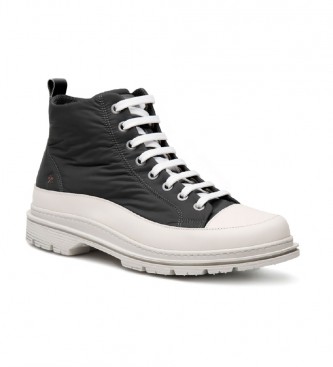Zapatillas de piel 1895 Birmingham negro (41), Plano, Cordones, Casual, Art outlet 2024.