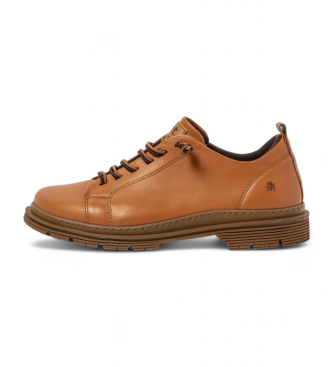 Art unisex. 118971123003_023 Zapatos de piel 1897 marrón (39), Plano, Cordones, Casual